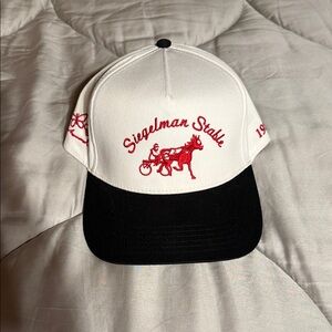 SIEGELMAN STABLE White and Black Hat